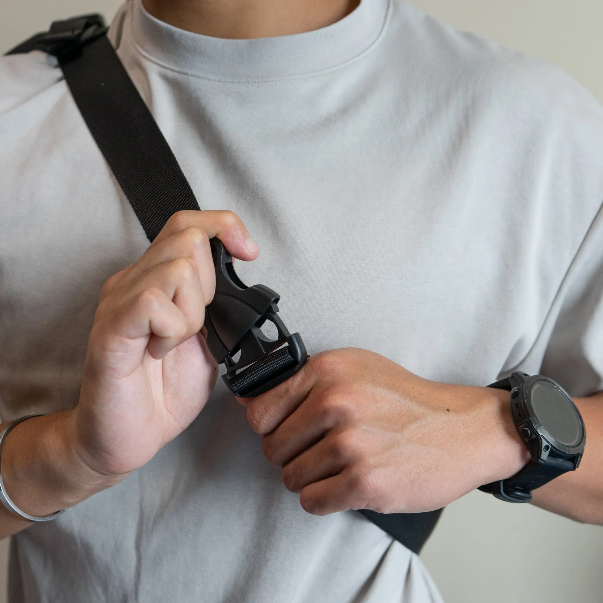 02-BELT BAG | Charcoal Blue