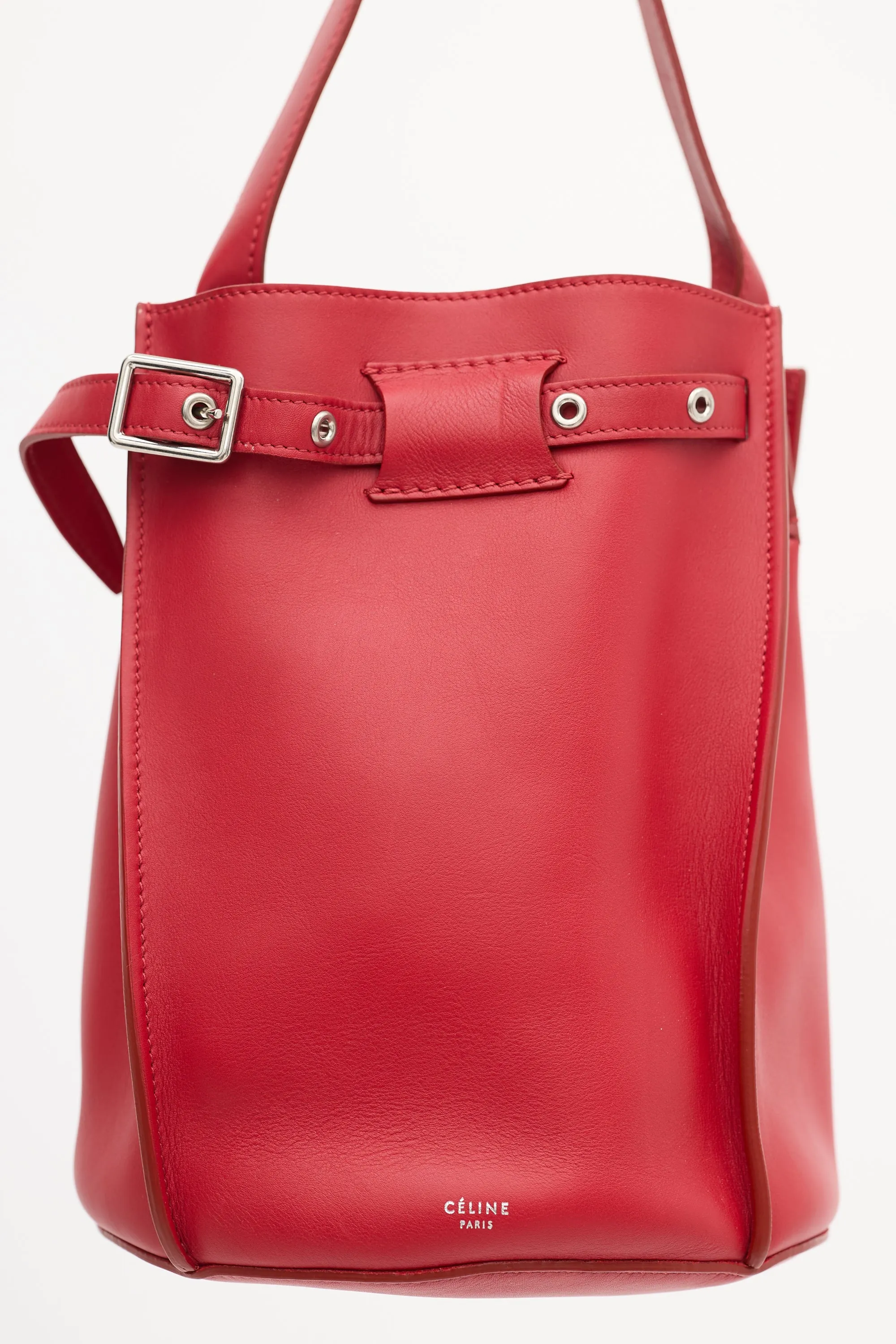 2017 Leather Big Bucket Bag