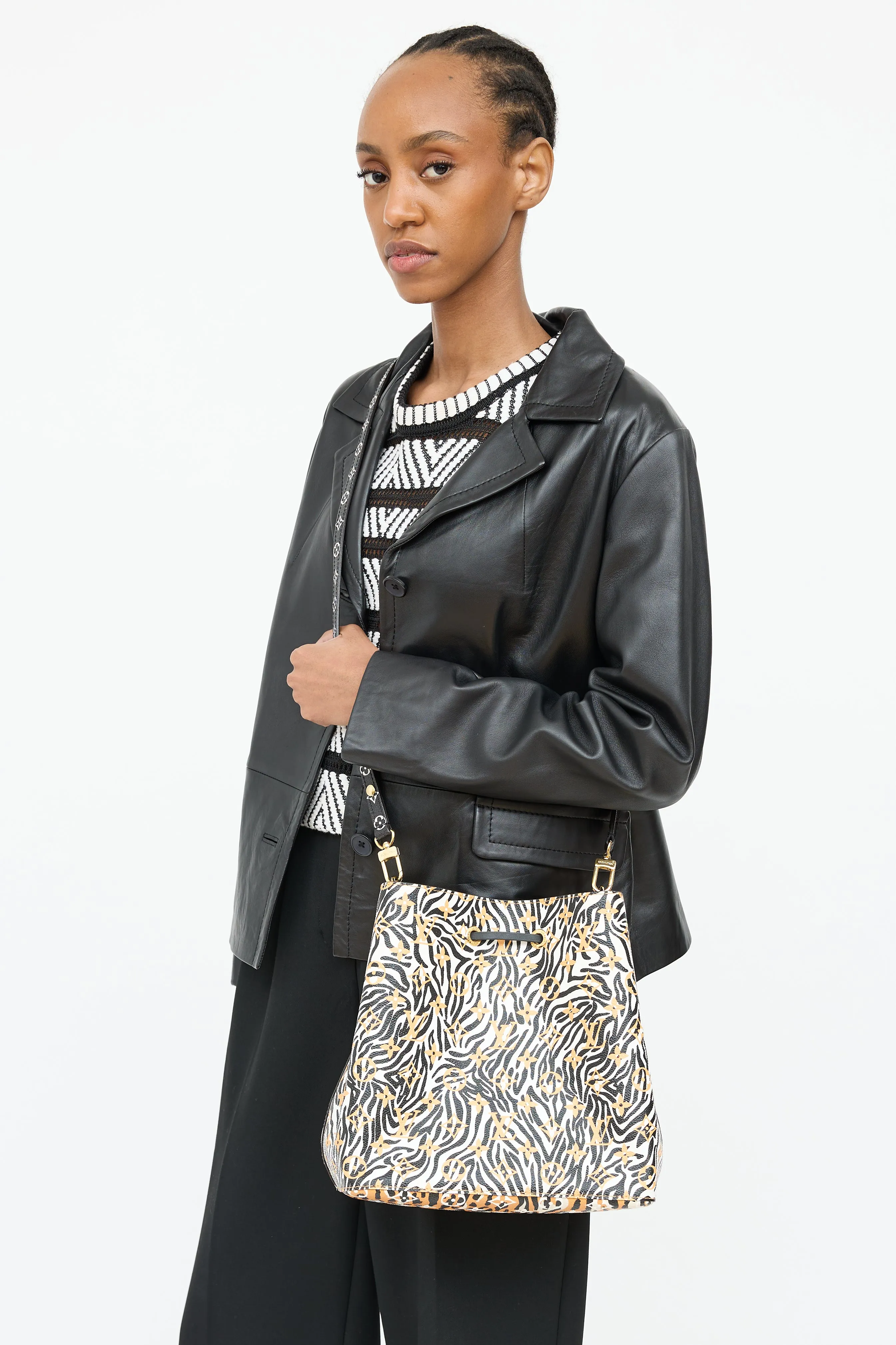 2019 Jungle NoeNoe Monogram Bucket Bag