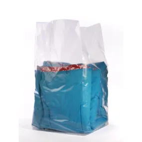 24" x 20" x 48" x 2 mil Clear Eco-Manufactured Plastic Side-Gusseted Bags (Case of 100)
