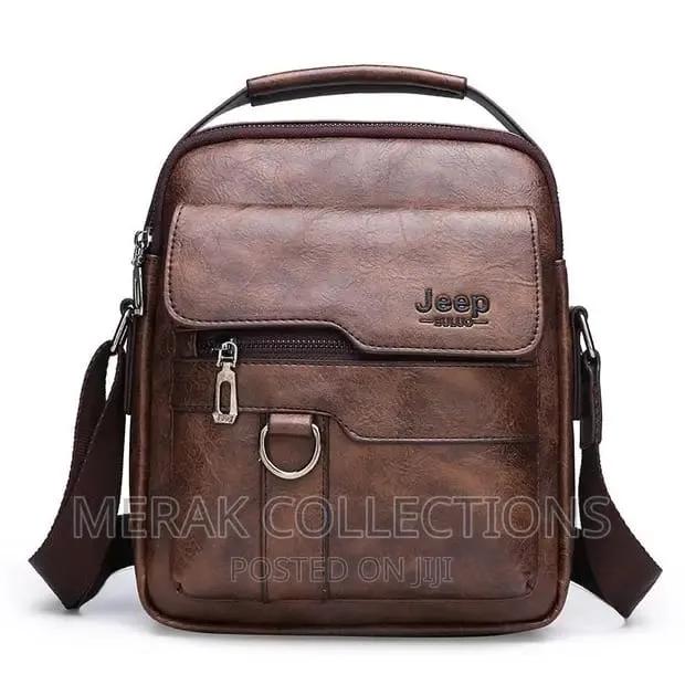 Bag for Men Pu Leather Side Bag for Men Messenger Bags Satchel Crossbody Bags Chest Bag for Travel Office Business College    B9477769