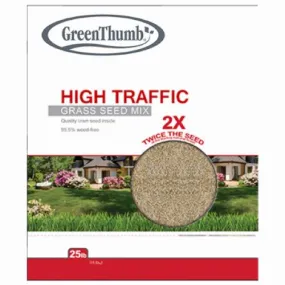 Barenbrug GTHT25 25 LB Bag of High Traffic Grass Seed Mix - Quantity of 3