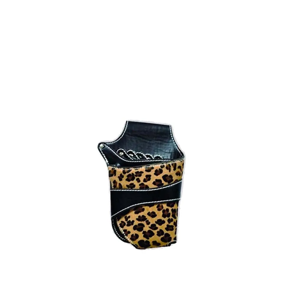 Beautopia Leopard Print Tool Bag  - Black & Tan