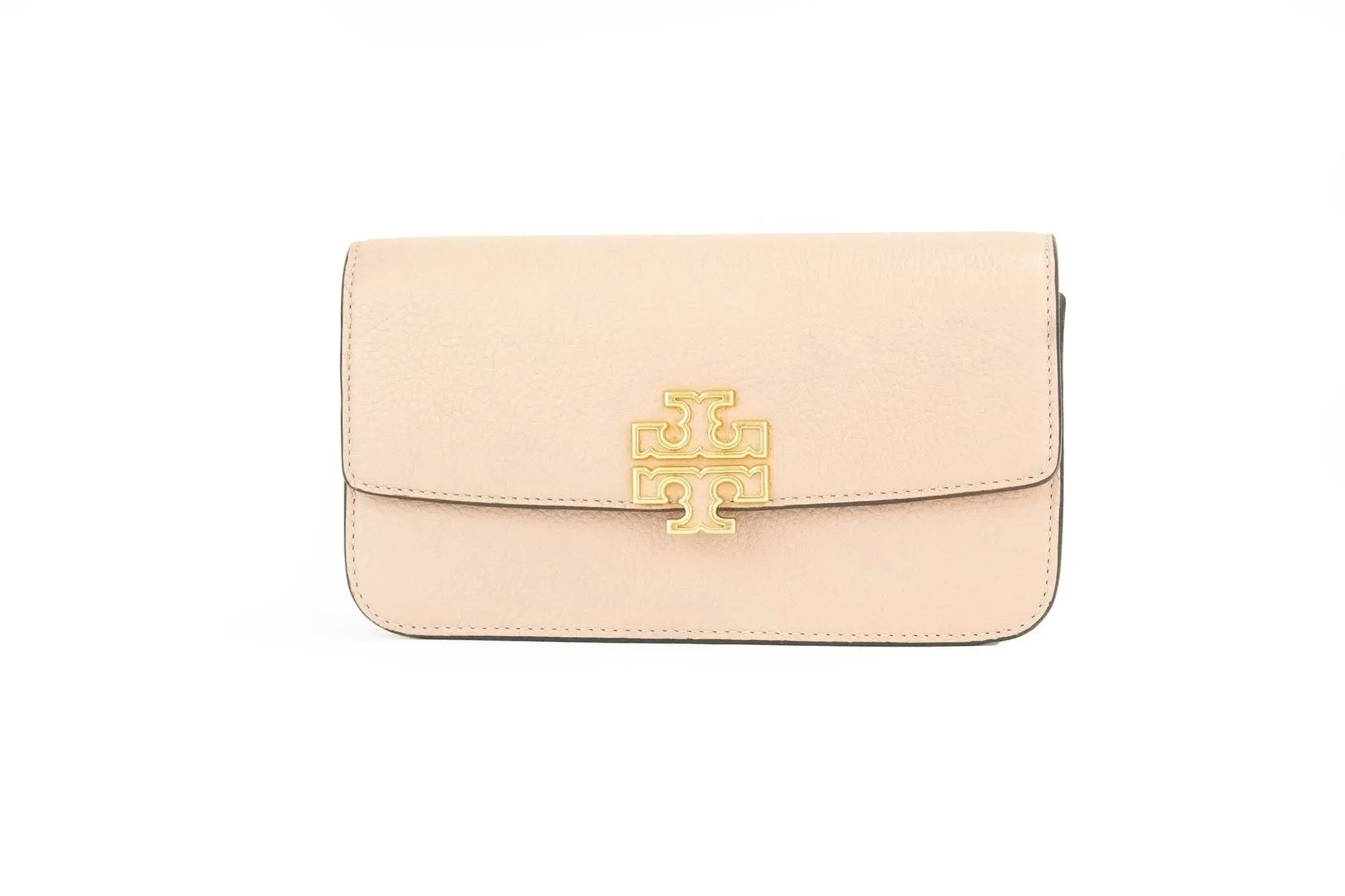 Britten Small Meadowsweet Leather Chain Wallet Crossbody Bag