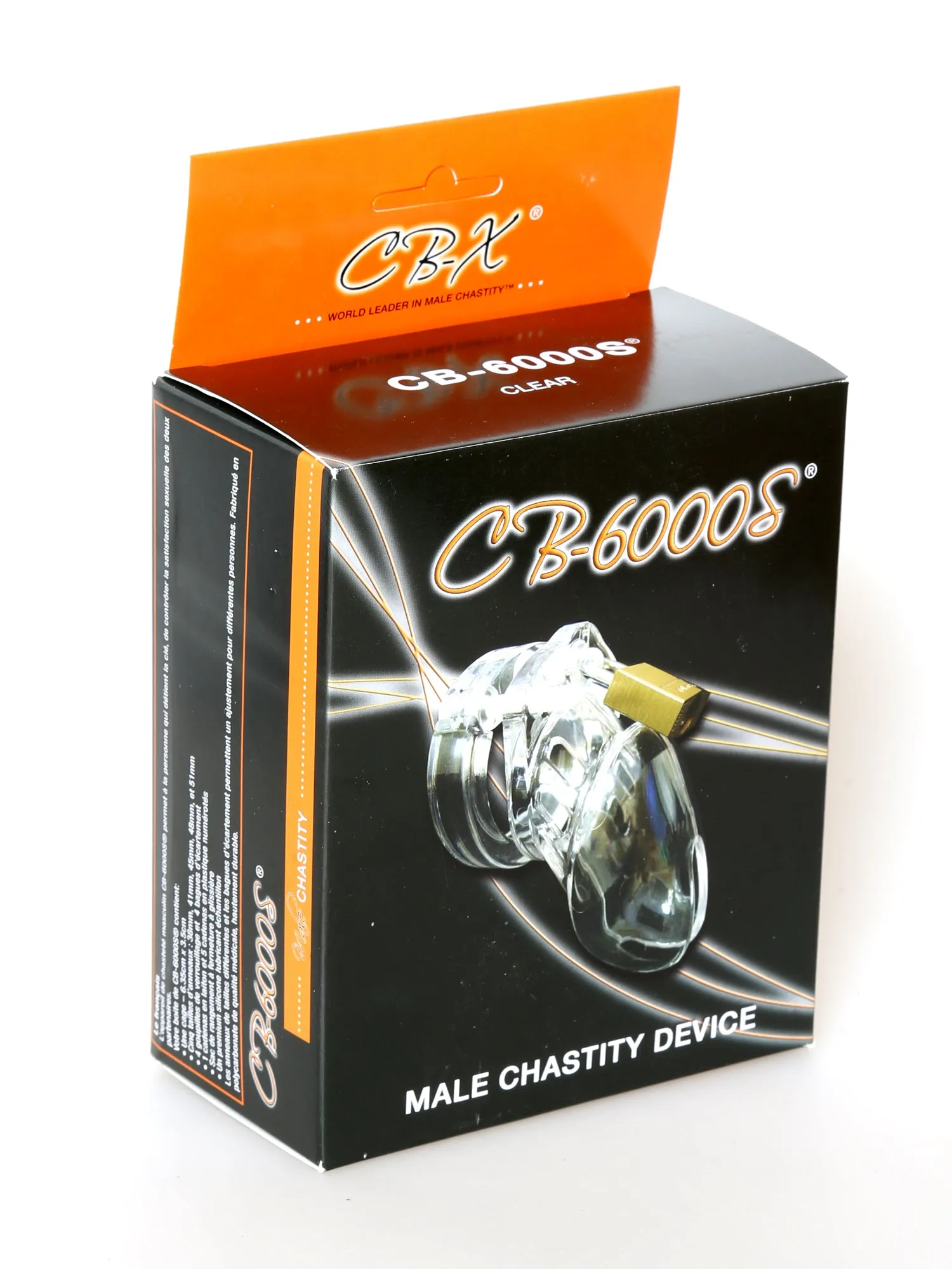 CB-X CB6000S Clear Male Chastity Device