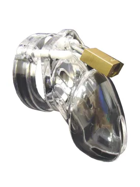 CB-X CB6000S Clear Male Chastity Device