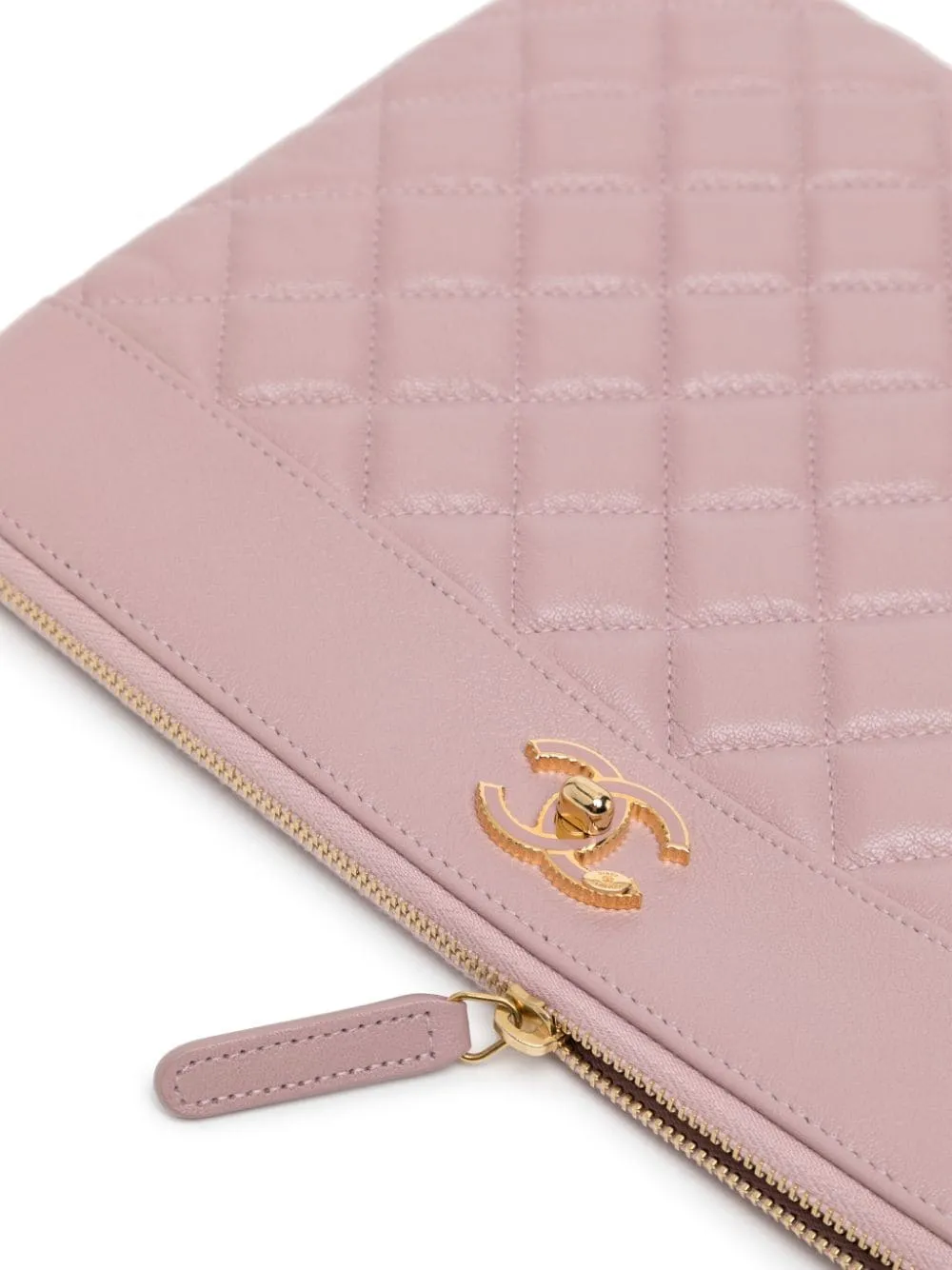 CHANEL CC Quilted clutch bag