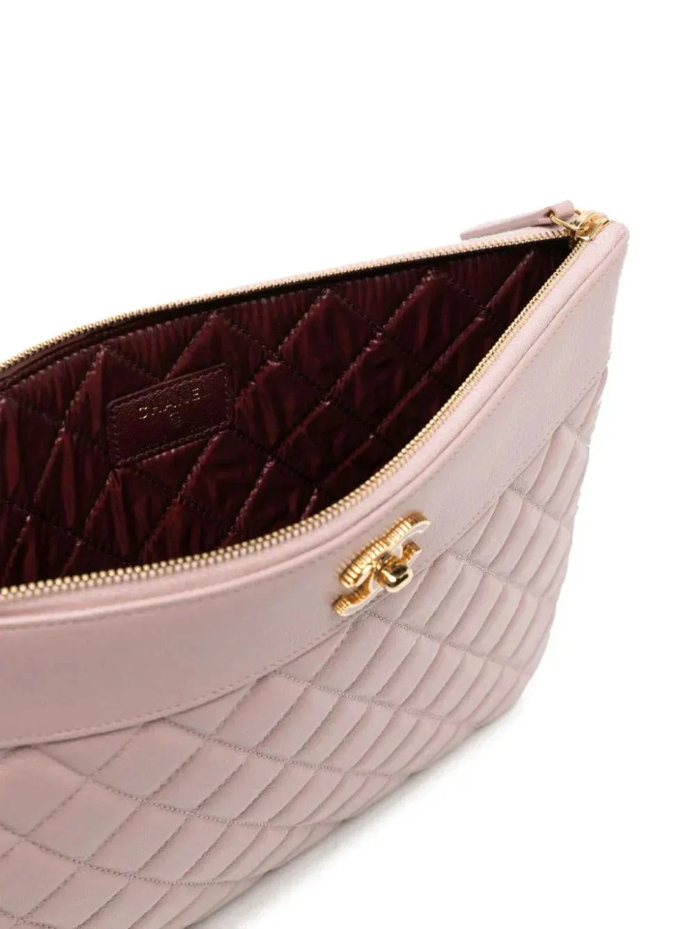 CHANEL CC Quilted clutch bag