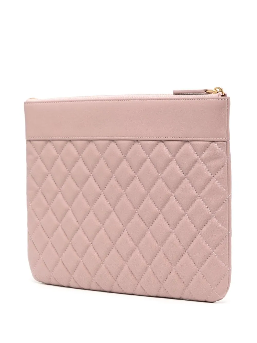 CHANEL CC Quilted clutch bag