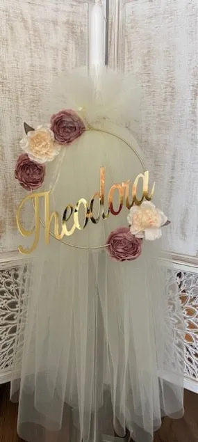 Christening Package - Floral Ring (Personalised)