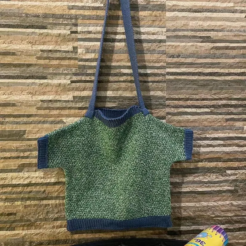 Clothes Shape Woven Bag
