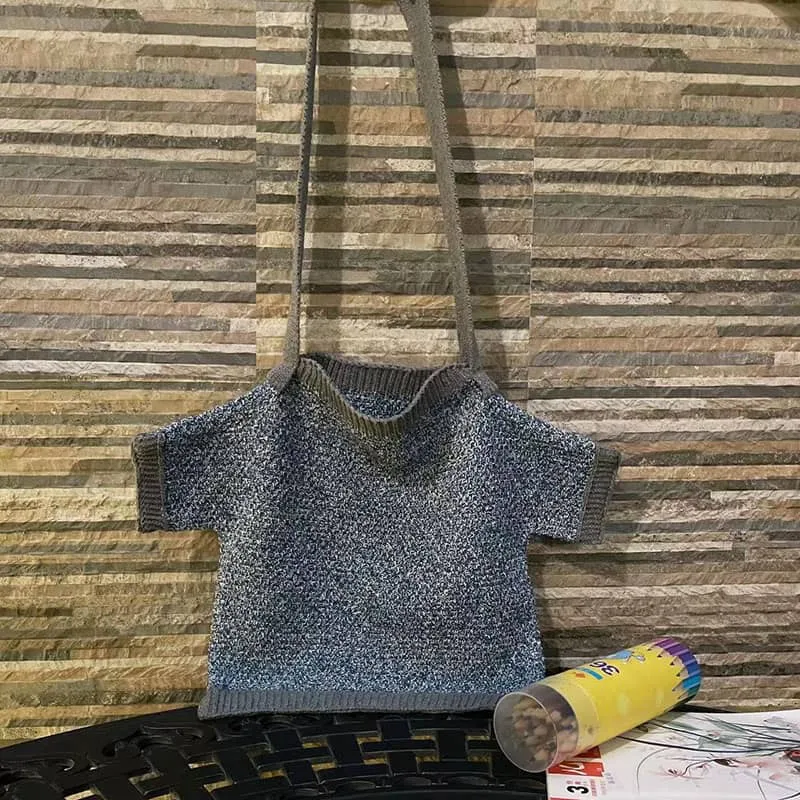 Clothes Shape Woven Bag