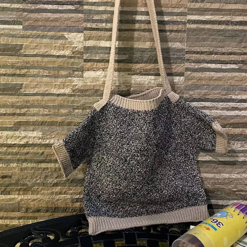 Clothes Shape Woven Bag
