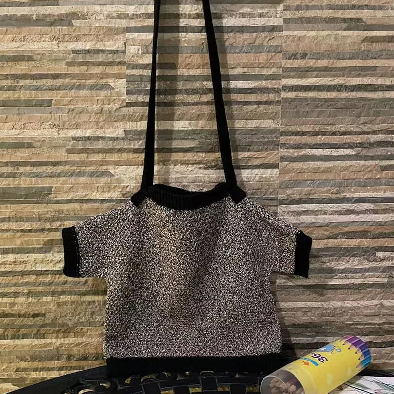 Clothes Shape Woven Bag