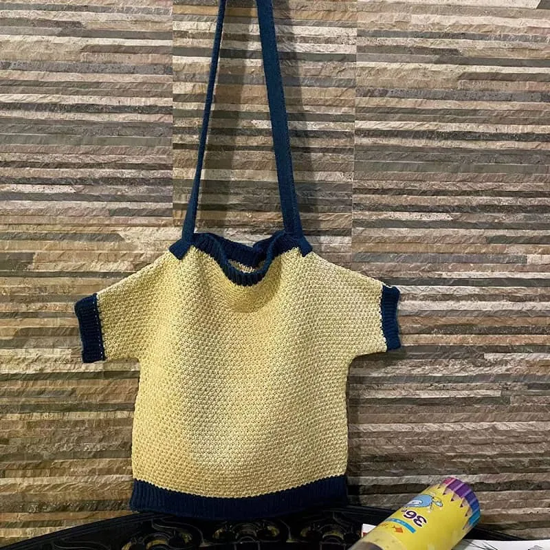 Clothes Shape Woven Bag