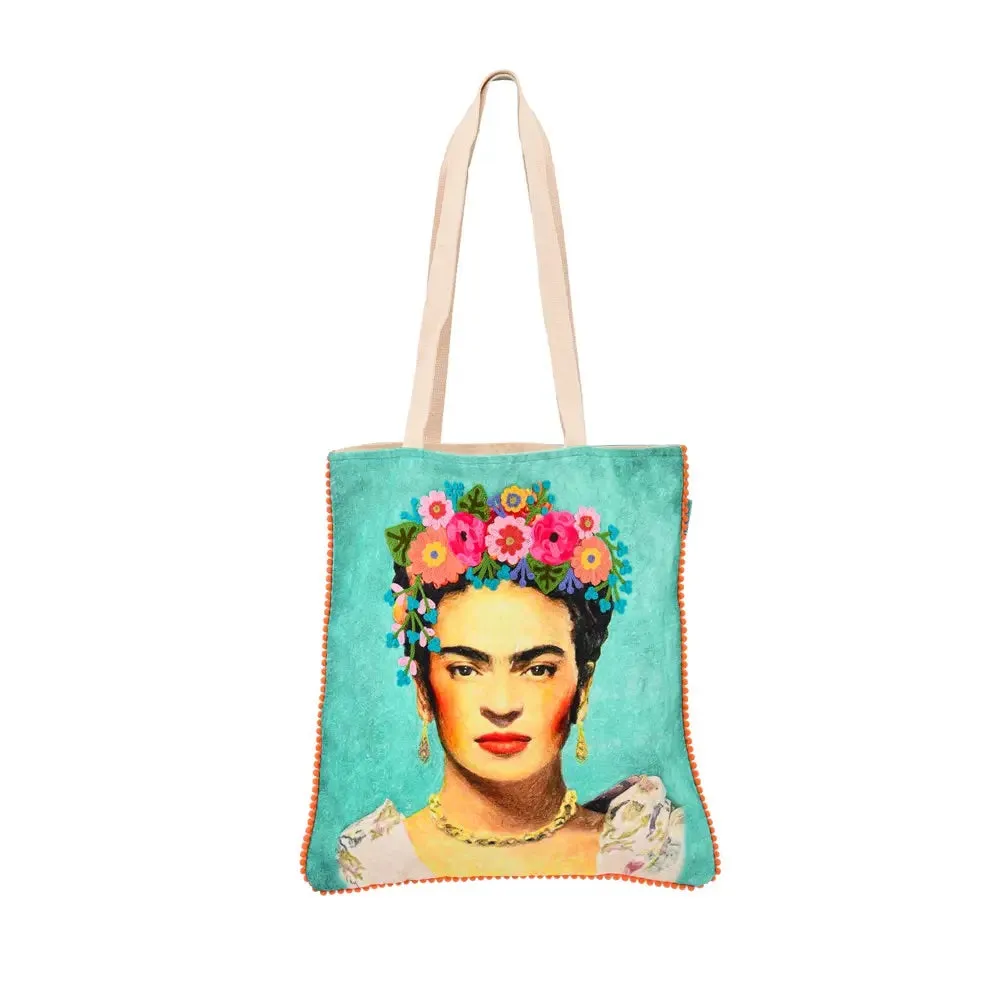 Embroidered Canvas Bag