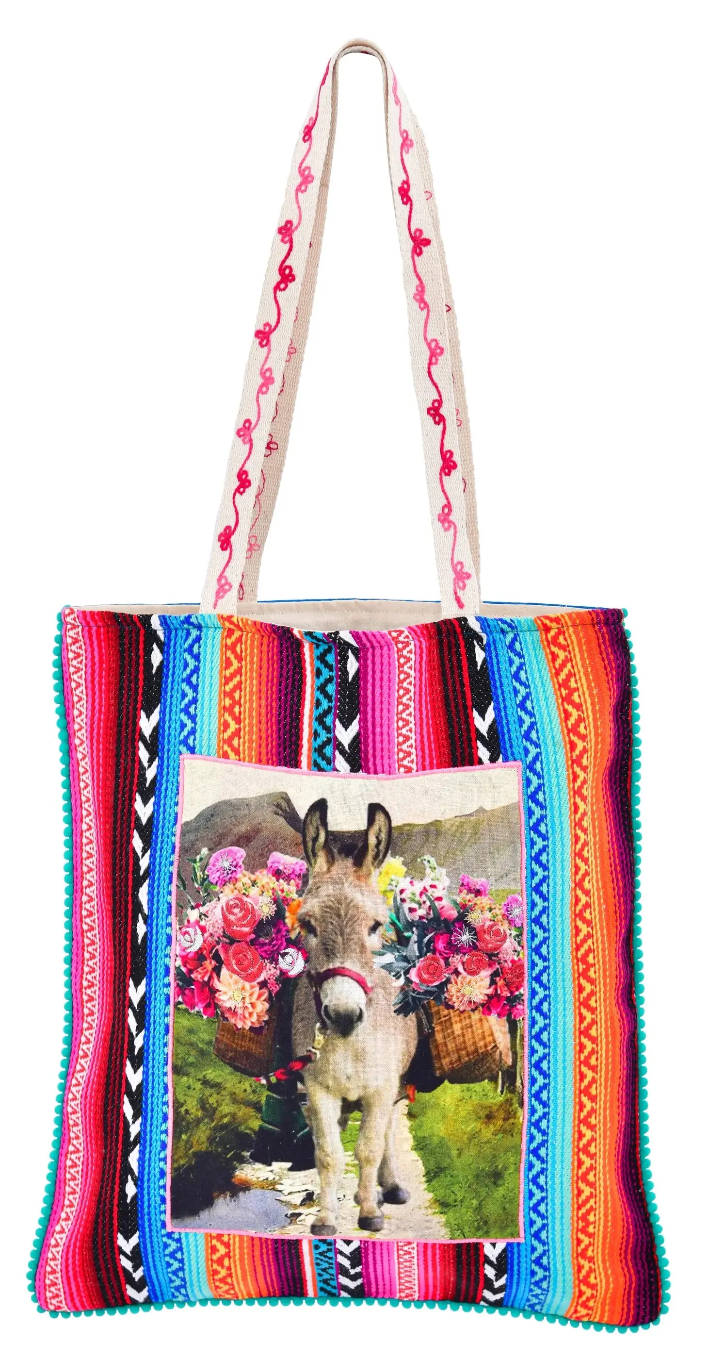 Embroidered Canvas Bag