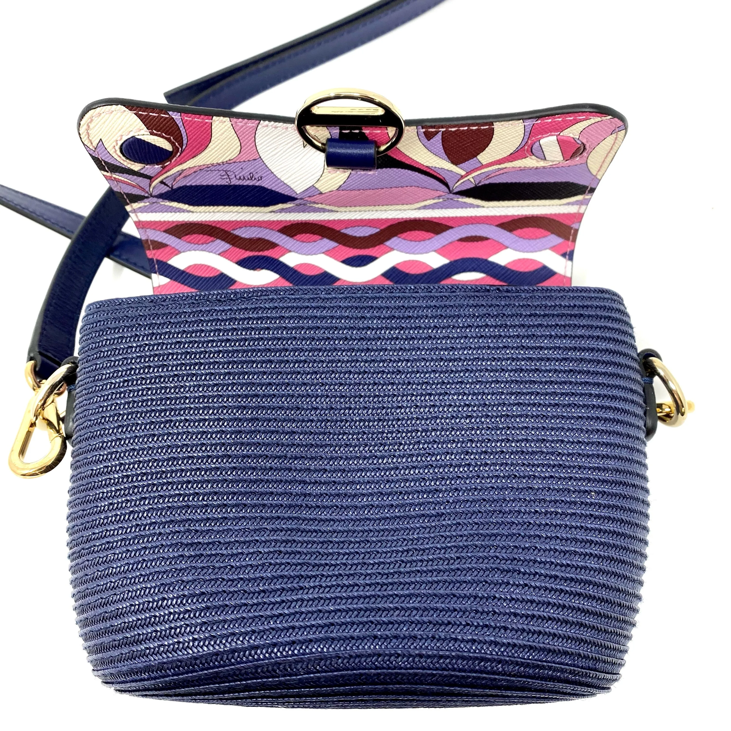 Emilio Pucci Heliconia Print Riviera Mini Crossbody Bag