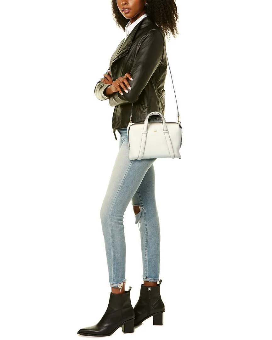 FENDI Boston 365 Leather Bag
