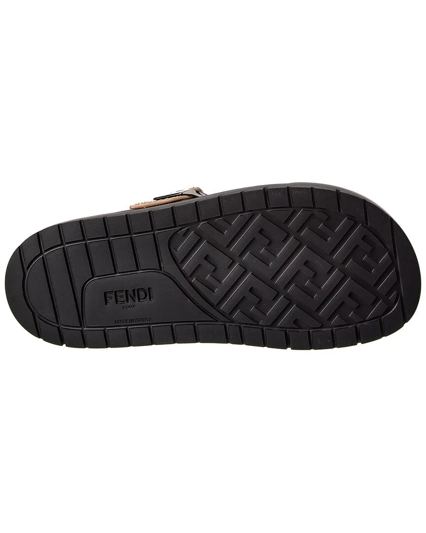 FENDI Feel FF Jacquard Sabot