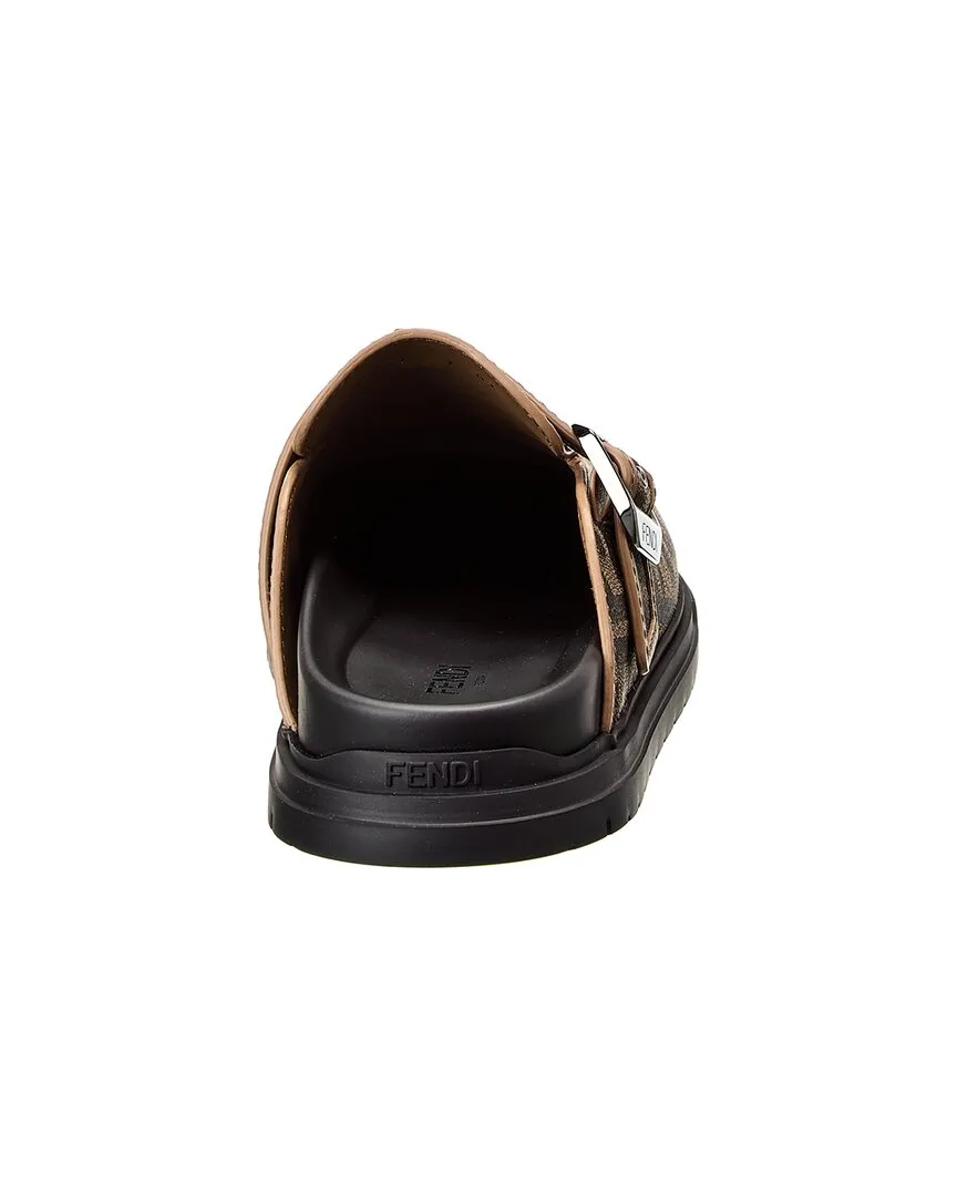FENDI Feel FF Jacquard Sabot