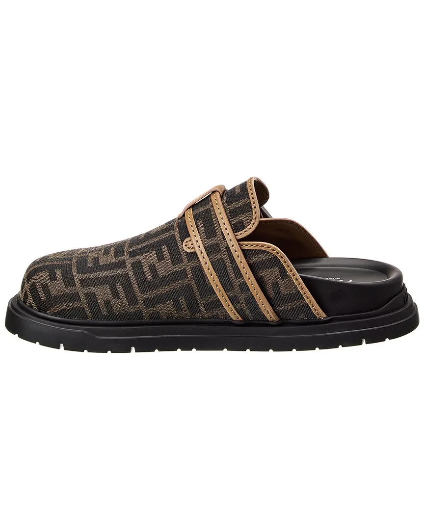FENDI Feel FF Jacquard Sabot