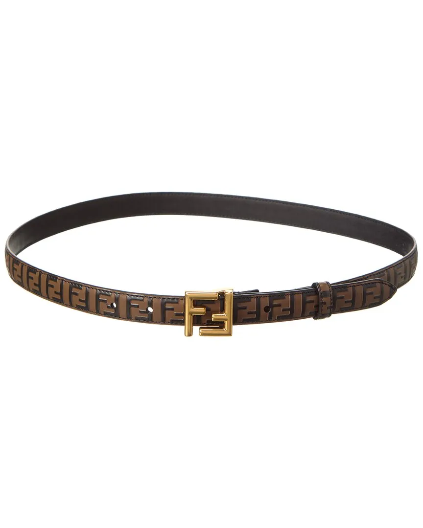 FENDI FF Buckle Leather Belt