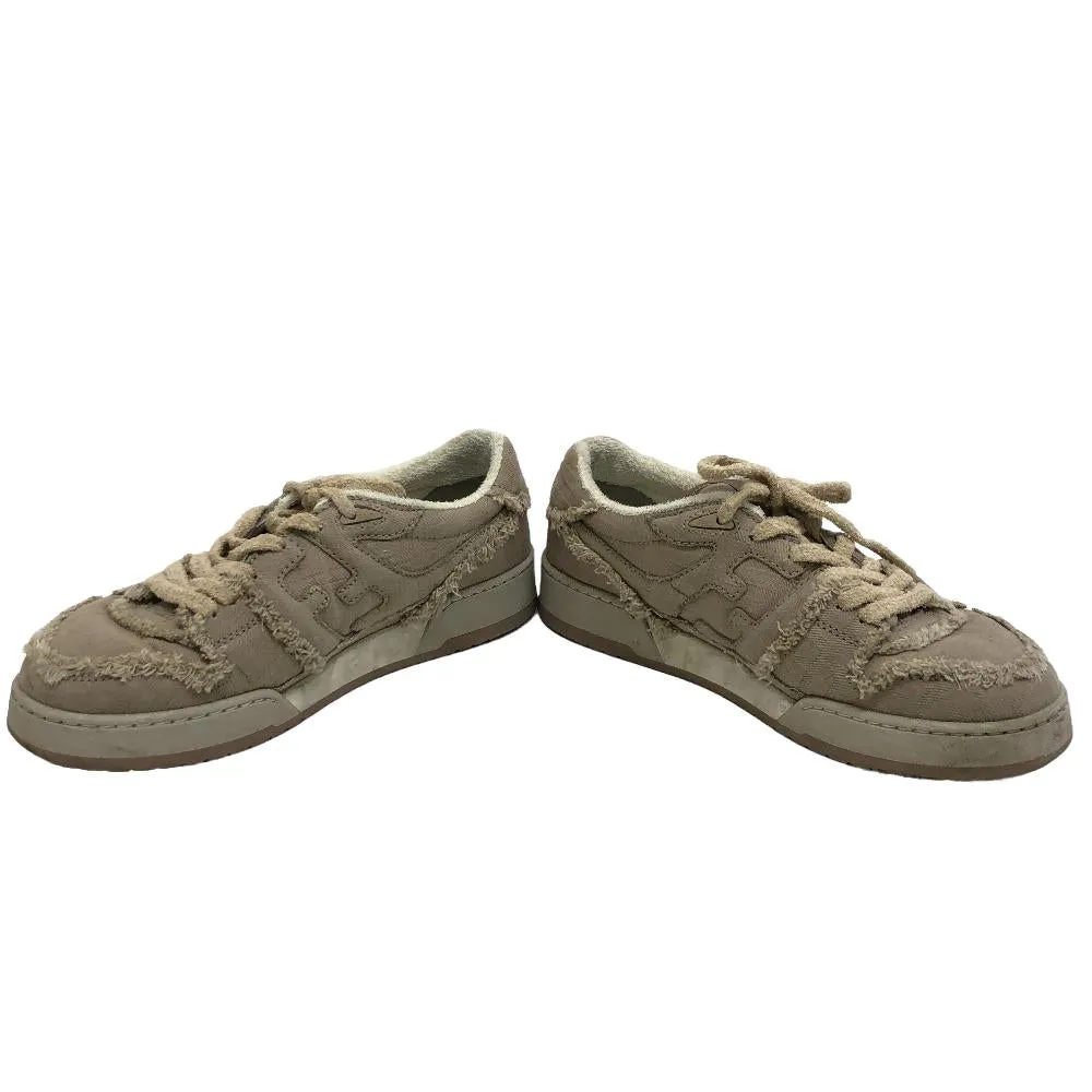 FENDI sneakers 7E1495 fabric beige FENDI MATCH Women 6 Used
