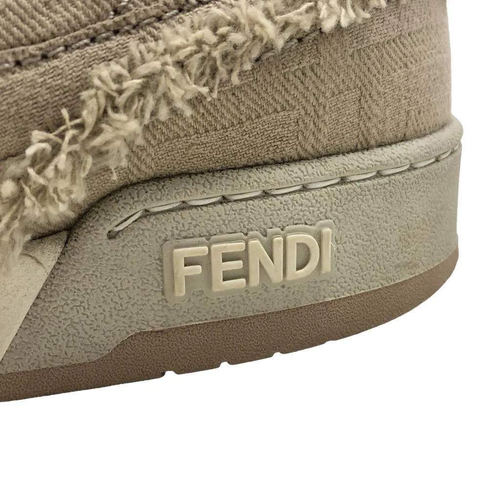 FENDI sneakers 7E1495 fabric beige FENDI MATCH Women 6 Used