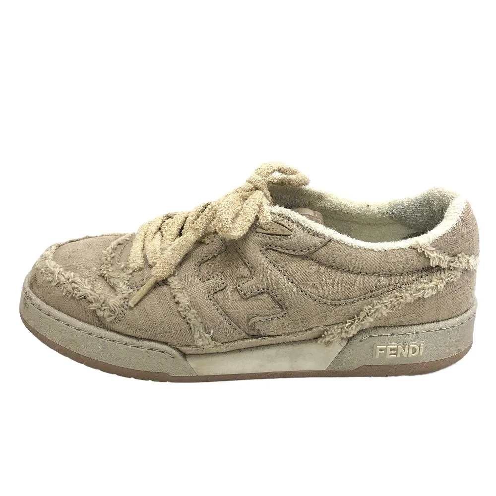 FENDI sneakers 7E1495 fabric beige FENDI MATCH Women 6 Used