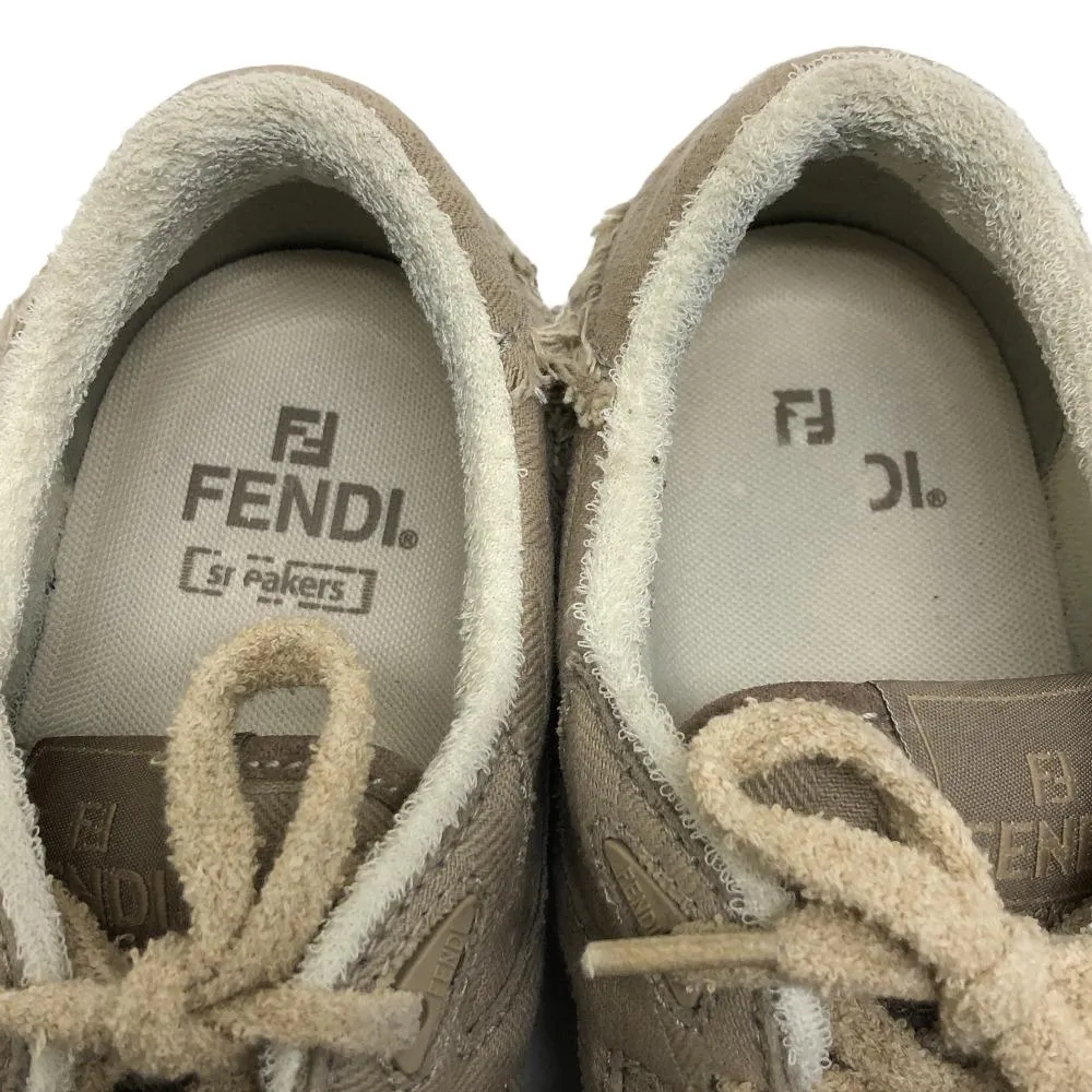 FENDI sneakers 7E1495 fabric beige FENDI MATCH Women 6 Used