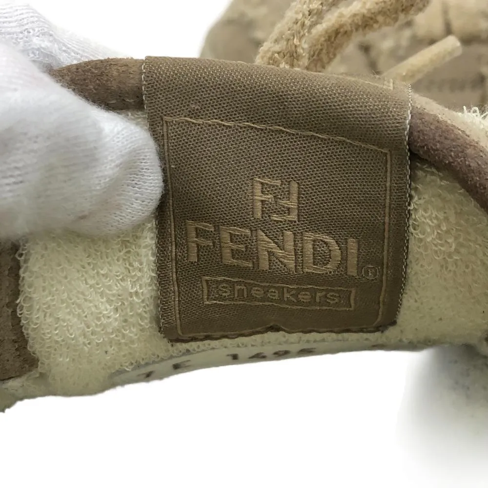FENDI sneakers 7E1495 fabric beige FENDI MATCH Women 6 Used