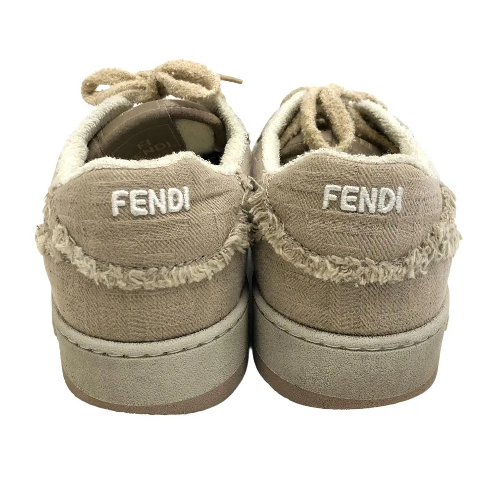 FENDI sneakers 7E1495 fabric beige FENDI MATCH Women 6 Used