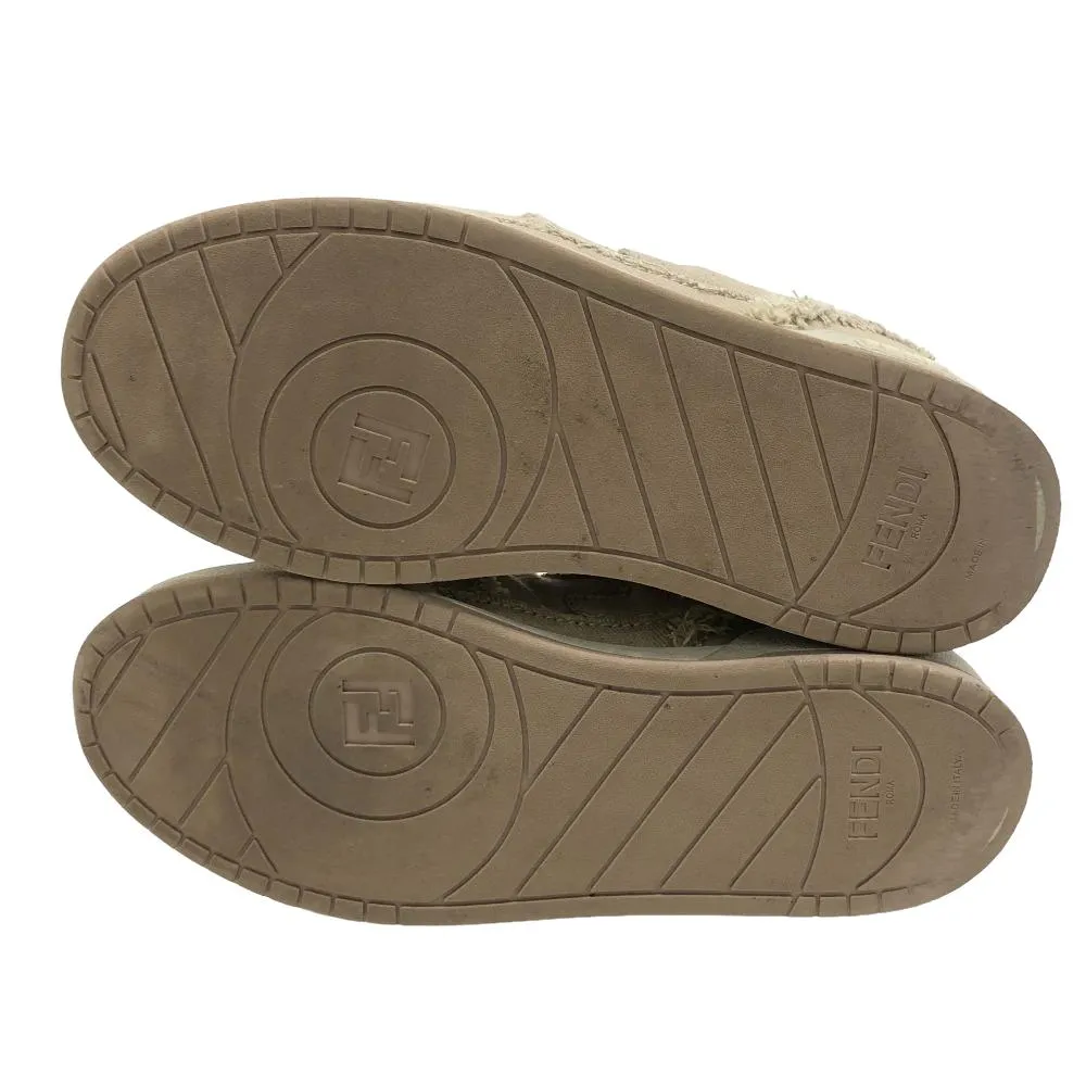 FENDI sneakers 7E1495 fabric beige FENDI MATCH Women 6 Used