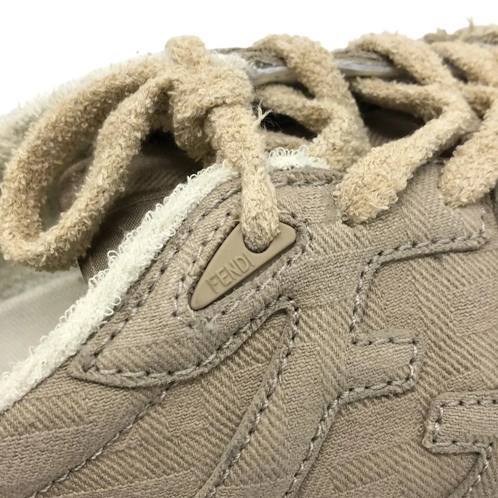 FENDI sneakers 7E1495 fabric beige FENDI MATCH Women 6 Used