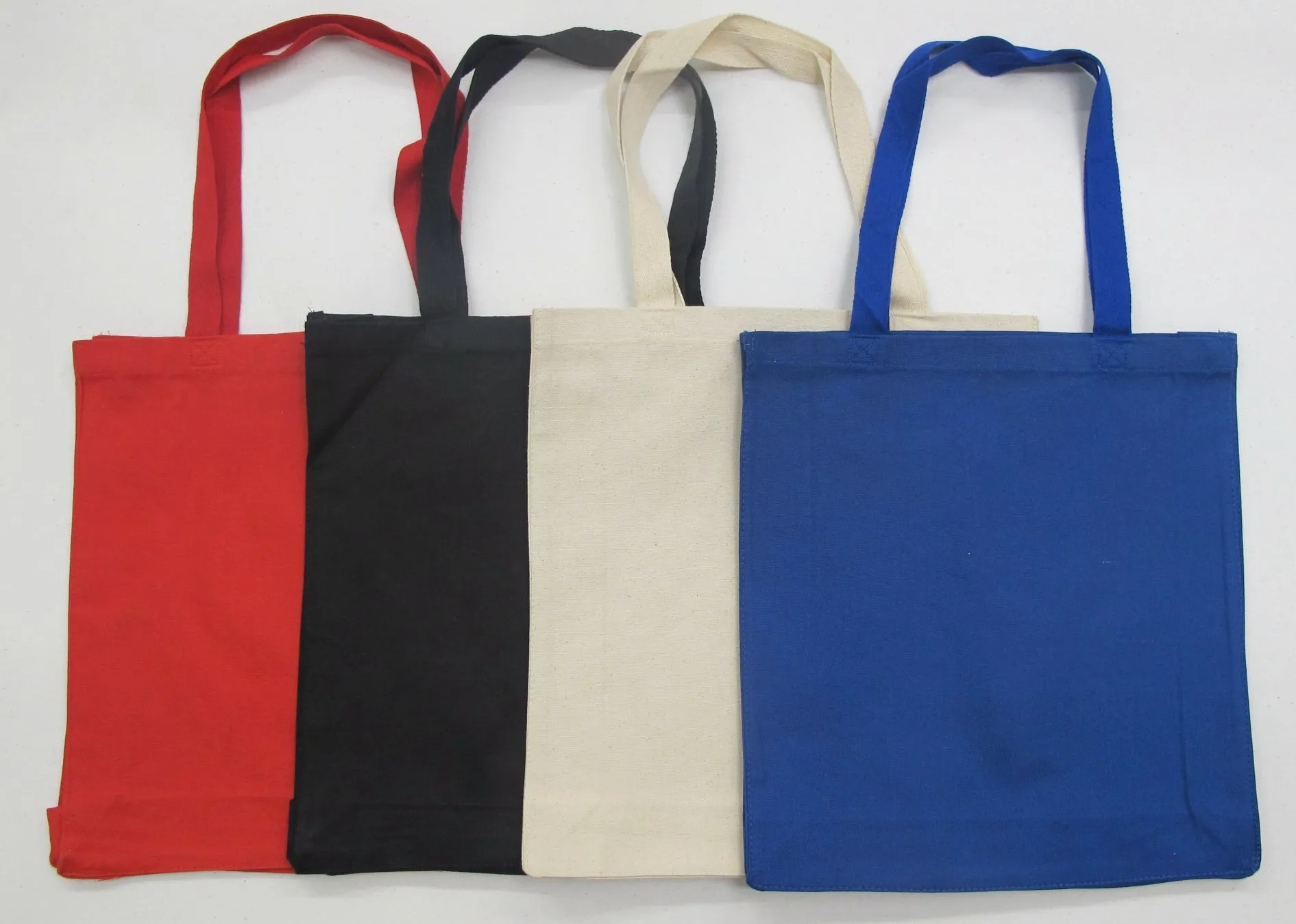 Heavy Canvas Tote Bags with Full Gusset, Large Size