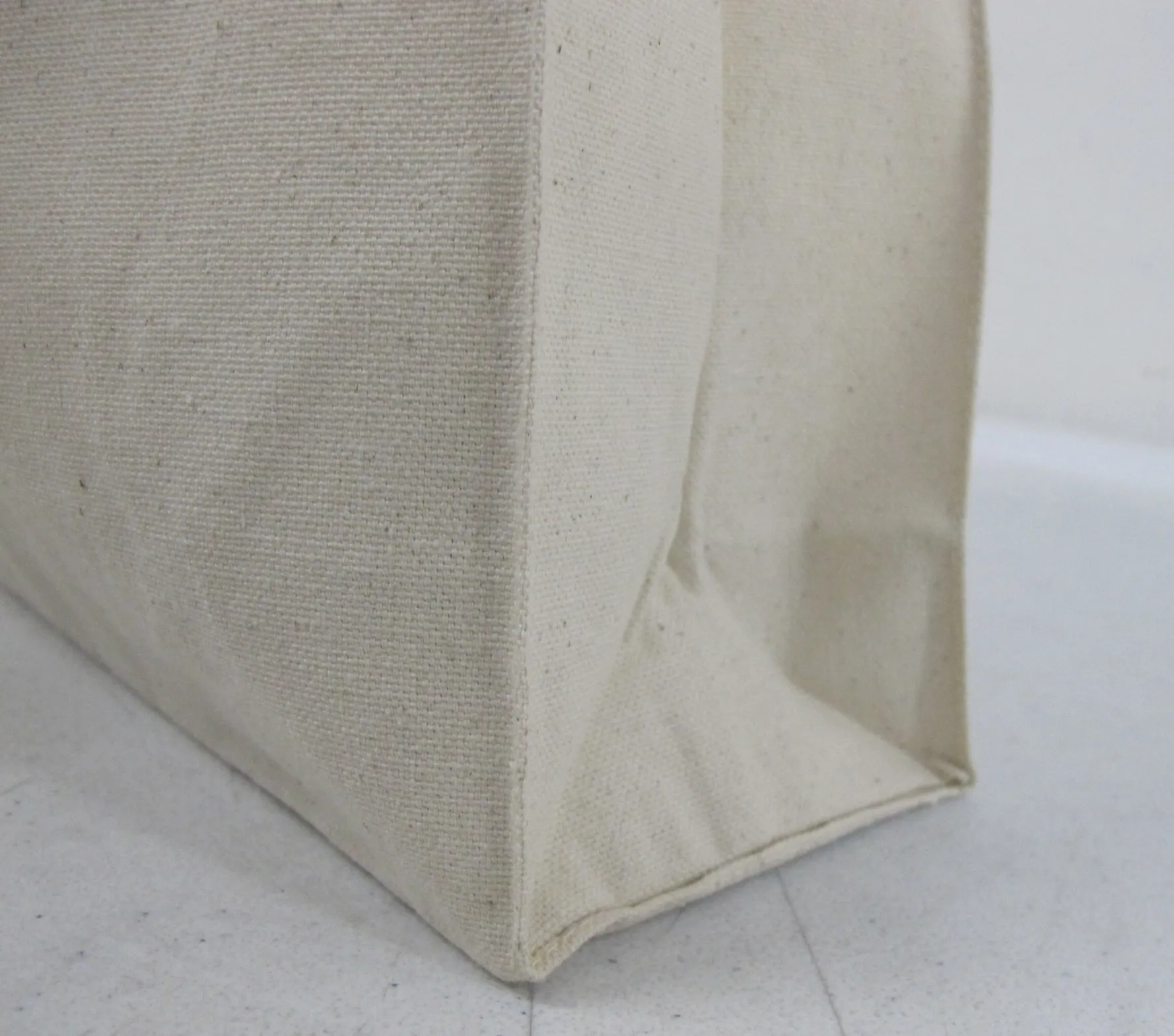 Heavy Canvas Tote Bags with Full Gusset, Large Size