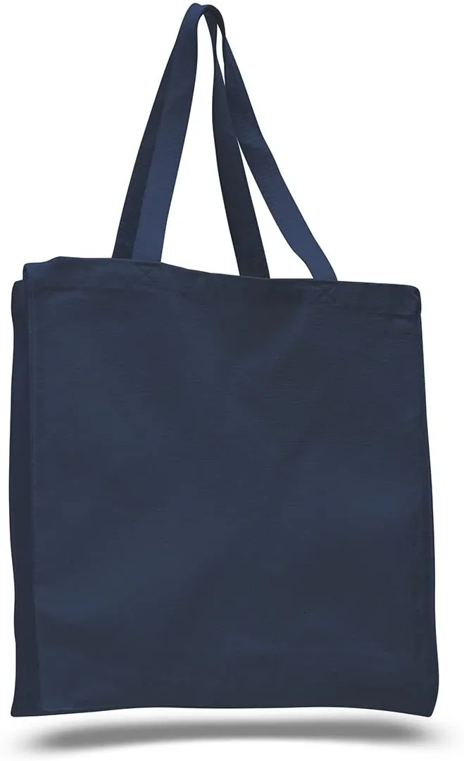 Heavy Canvas Tote Bags with Full Gusset, Large Size