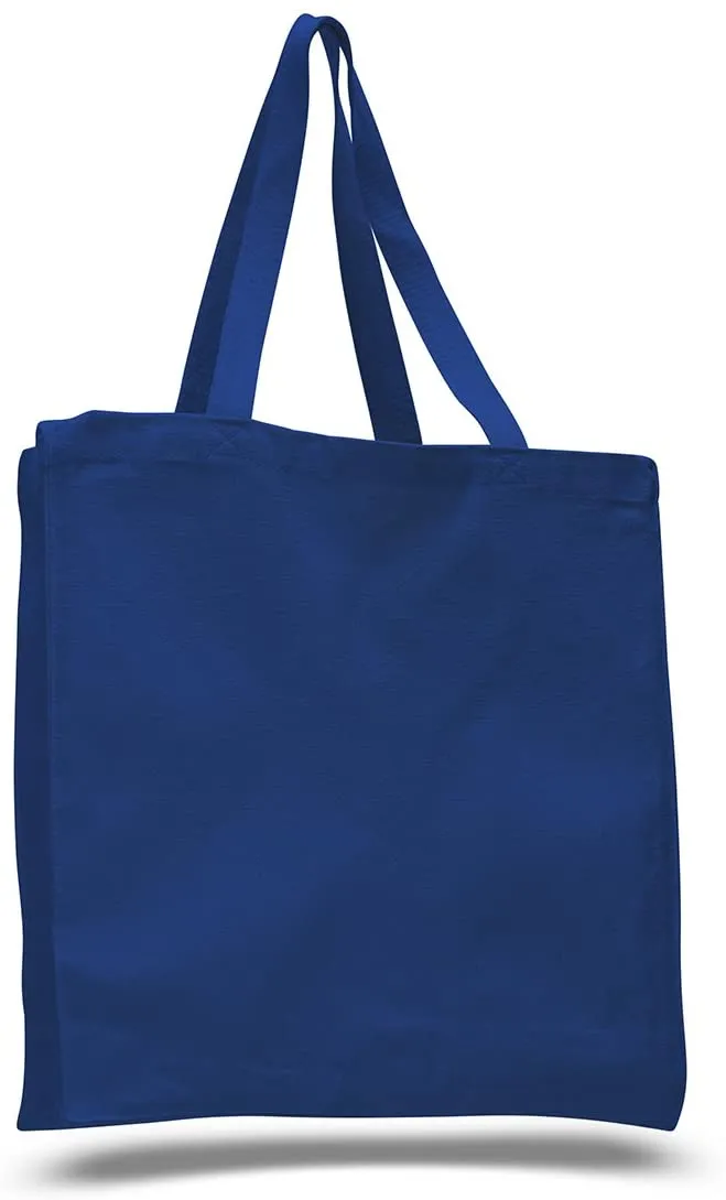 Heavy Canvas Tote Bags with Full Gusset, Large Size