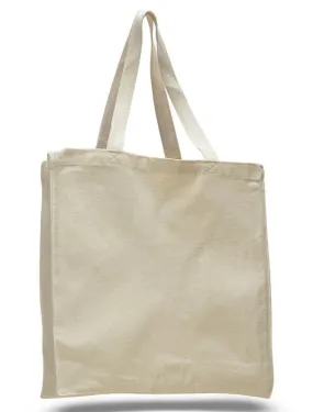 Heavy Canvas Tote Bags with Full Gusset, Large Size