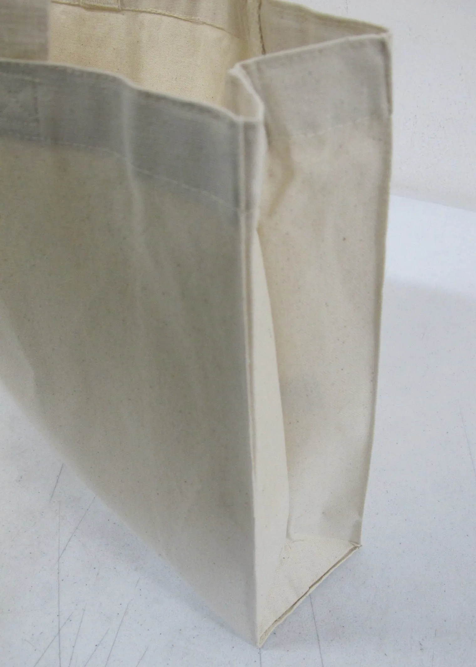 Heavy Canvas Tote Bags with Full Gusset, Large Size