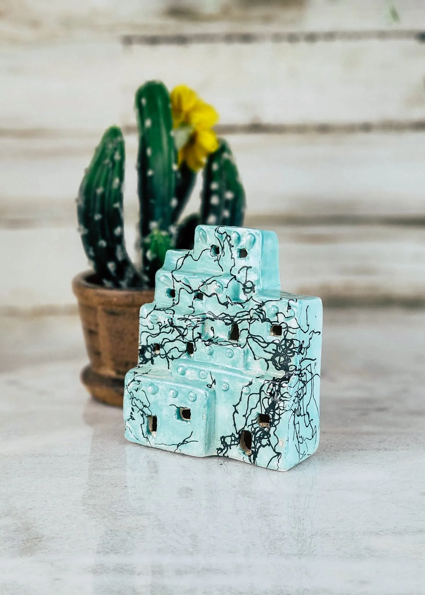 Horse Hair Southwestern Turquoise Nightlight