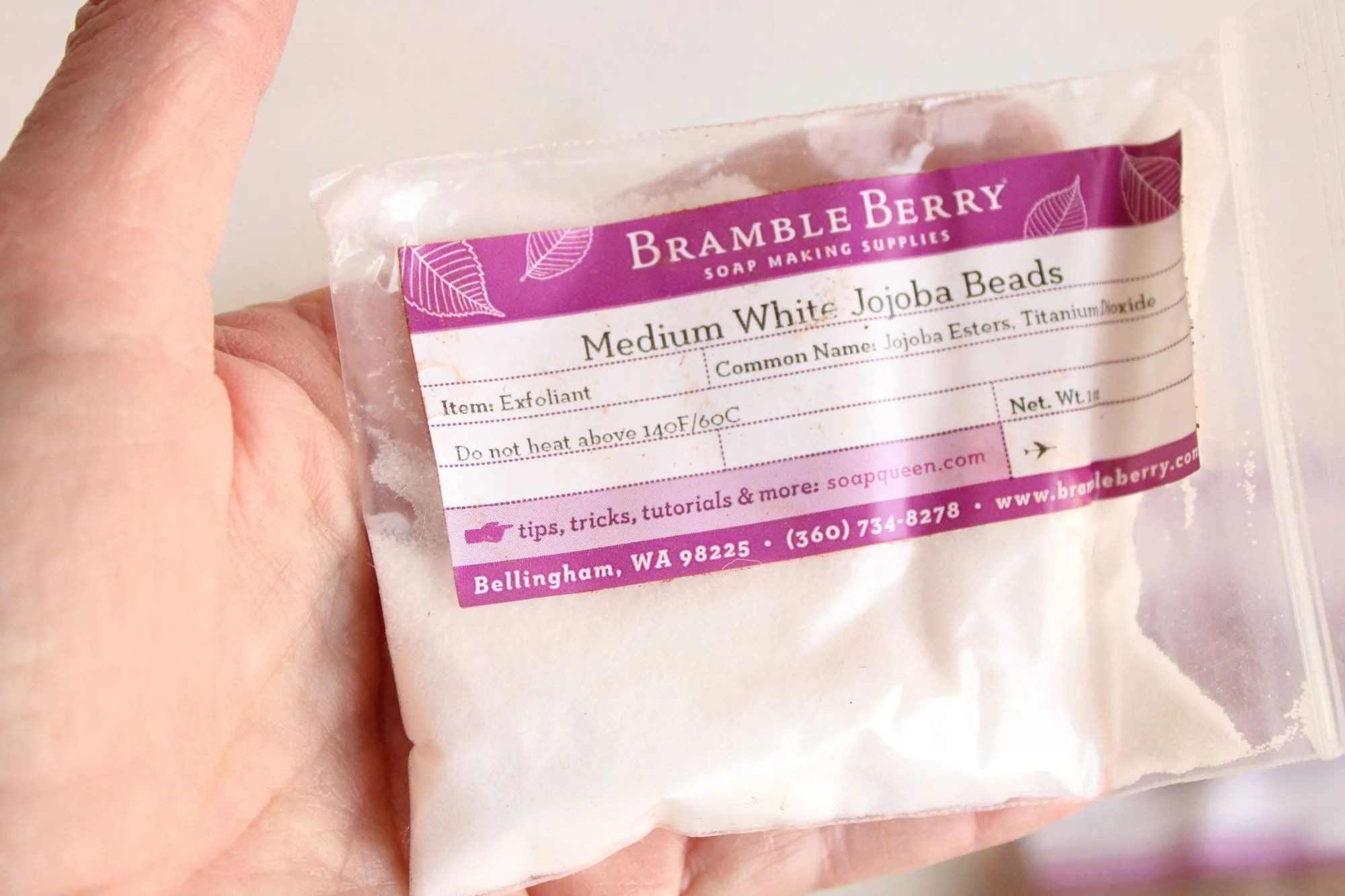 Lot of Soap or Cosmetic Additives, By Bramble Berry, Bamboo, Loofah, Pumice, Jojoba, Cranberry Seed, Strawberry Seed, Sample Packs