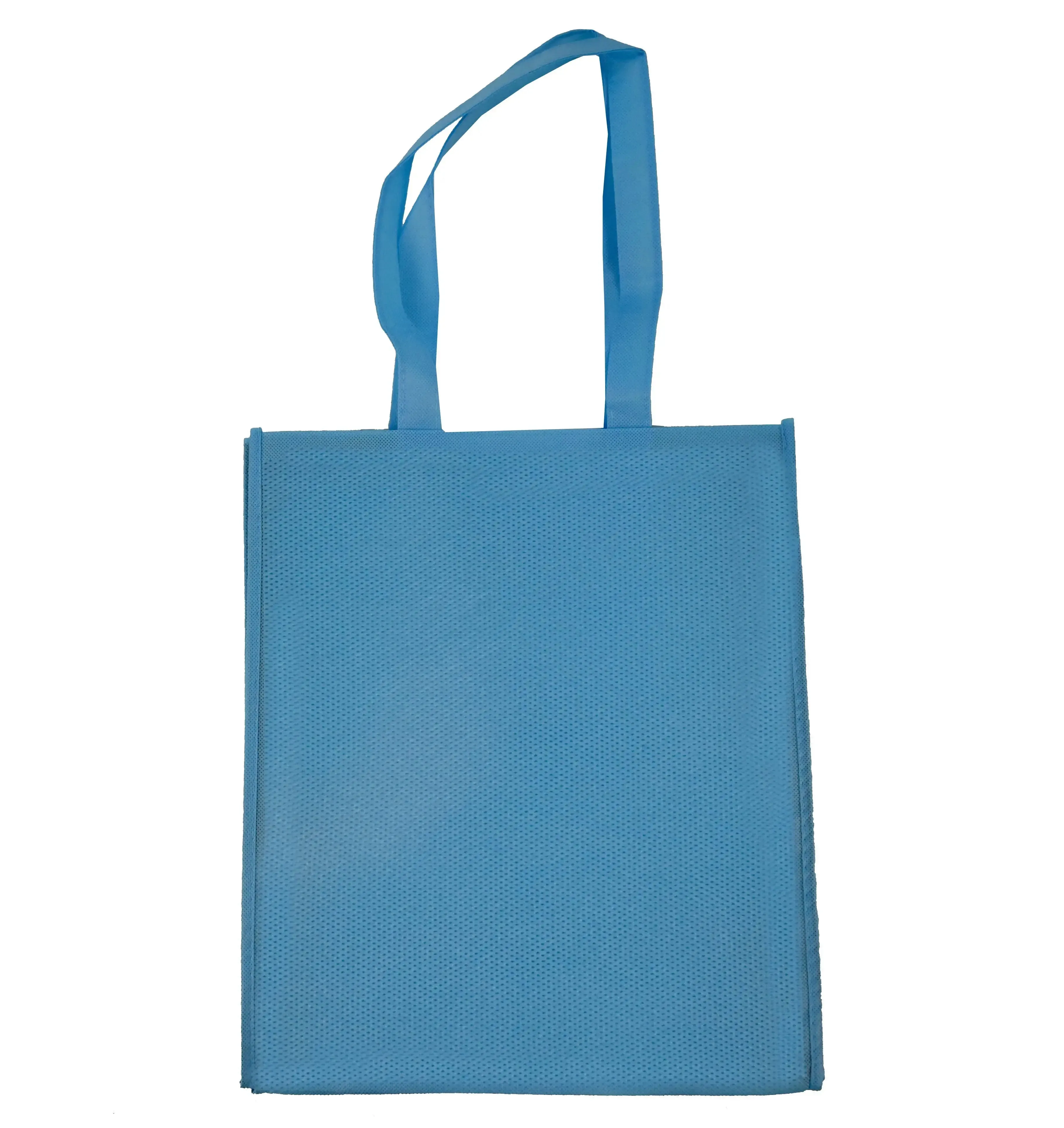Non Woven Friendly Shopper Tote with Rigid Plastic Bottom -B4120