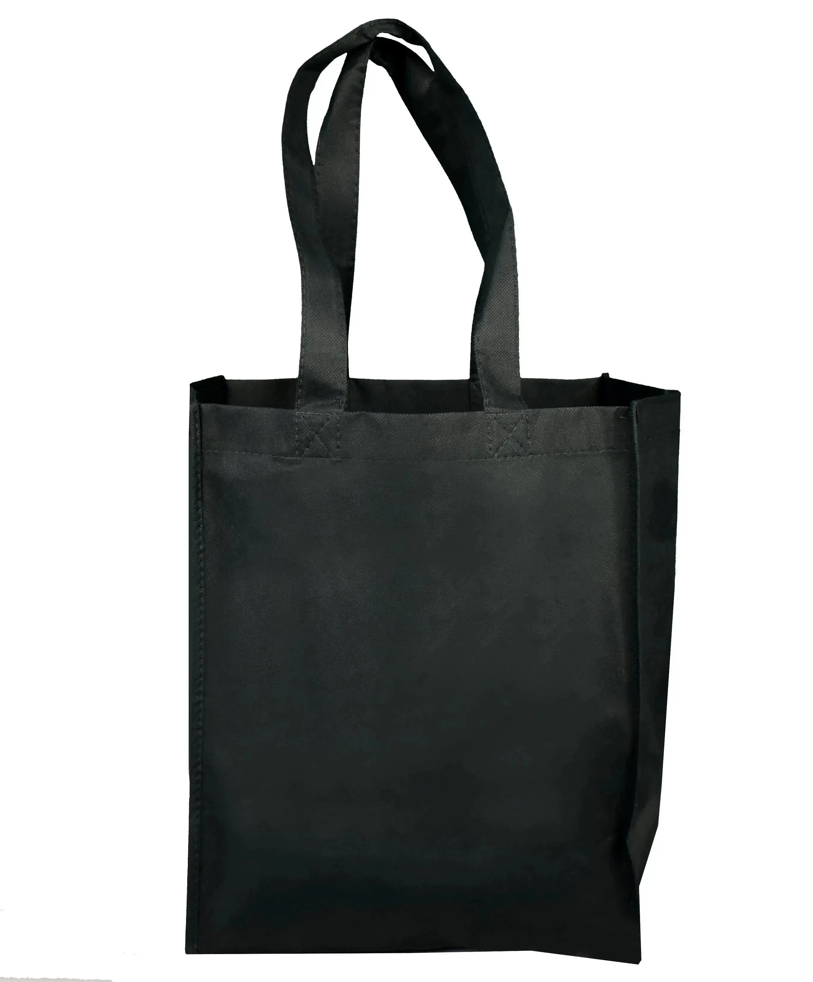 Non Woven Friendly Shopper Tote with Rigid Plastic Bottom -B4120