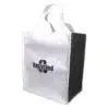 Non Woven Friendly Shopper Tote with Rigid Plastic Bottom -B4120