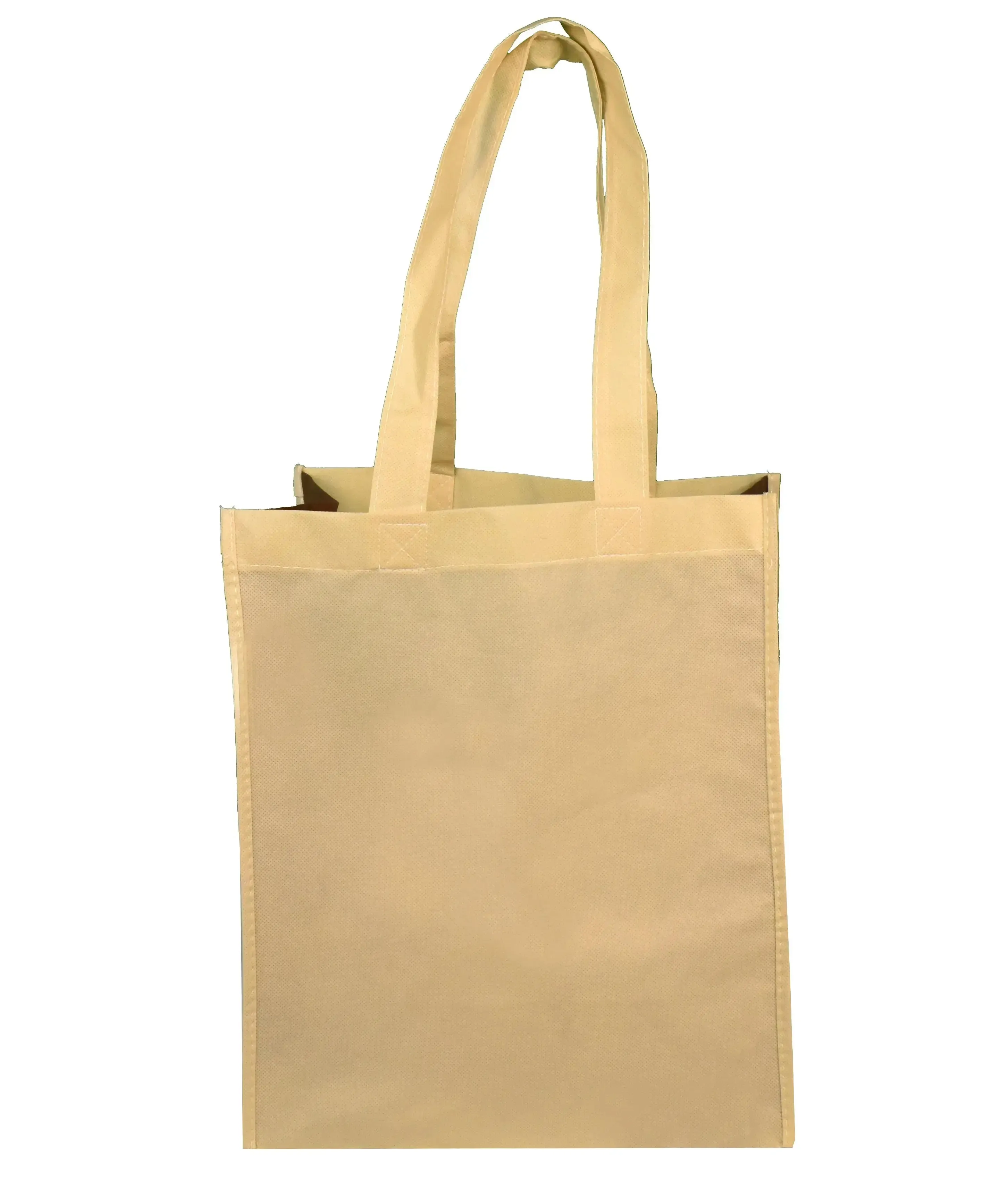 Non Woven Friendly Shopper Tote with Rigid Plastic Bottom -B4120
