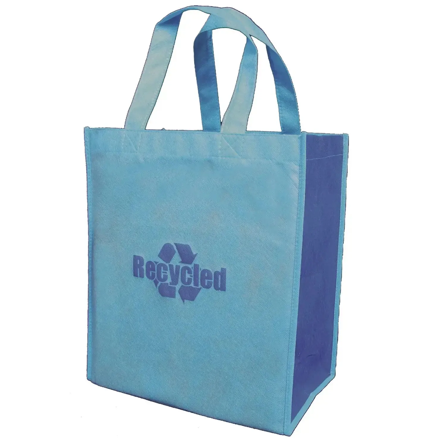 Non Woven Friendly Shopper Tote with Rigid Plastic Bottom -B4120