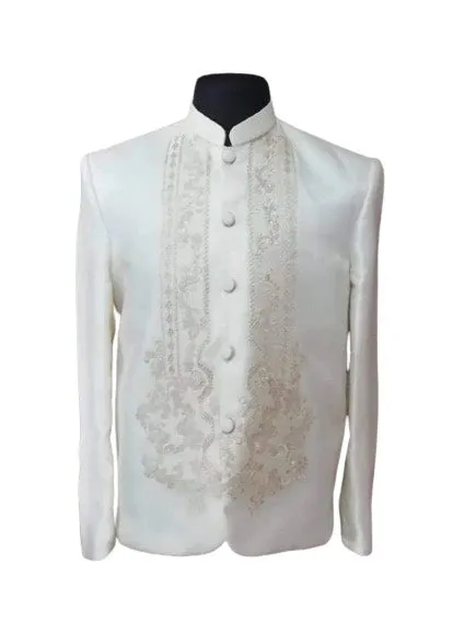 Premium Cocoon Groom & Groomsmen Barong Tagalog Package - JEF789