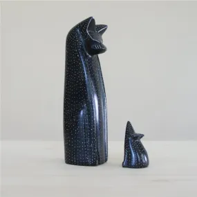 Soapstone Cat and Mouse Friends